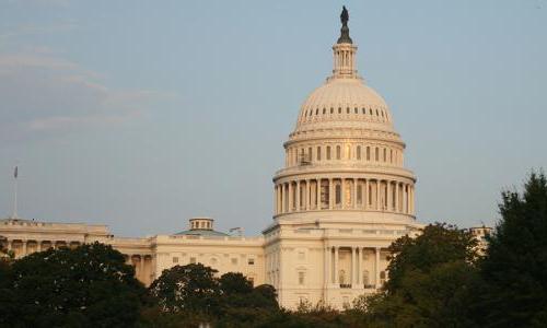 The US Capitol.